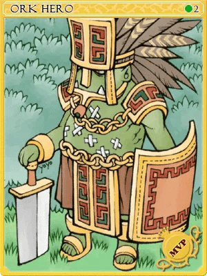 Carta Orc Herói